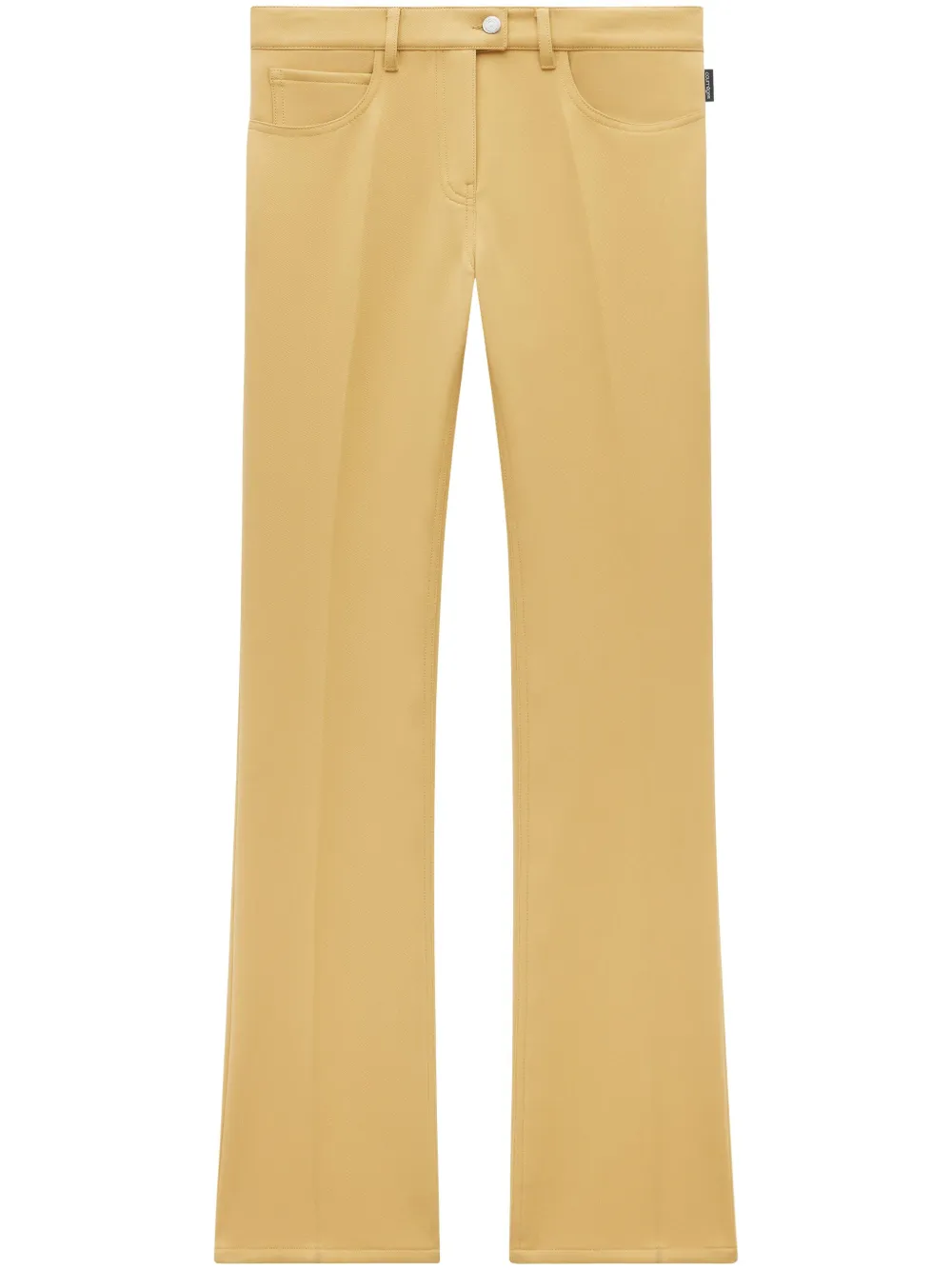 Courrèges low-rise bootcut trousers - Giallo