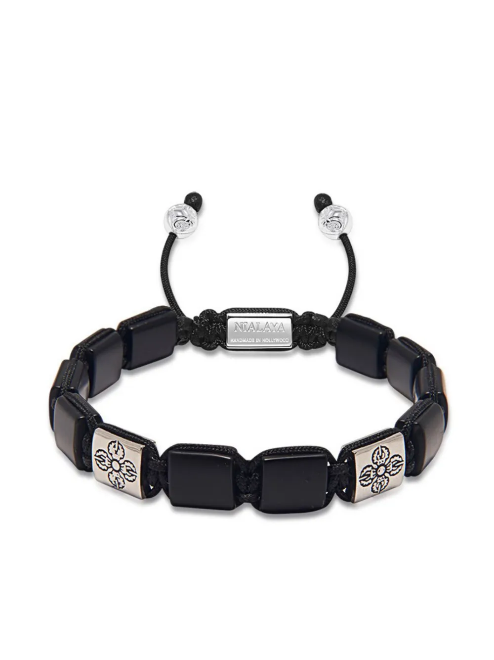 Nialaya Jewelry The Dorje beaded bracelet - Nero