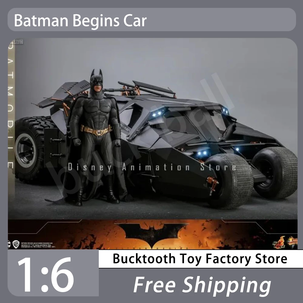 In-Stock Hot Toys Original Mms596 Batman Inizia Film 1:6 Action Figure Batman Figurine Chariot Collection Inizia Modello Giocattolo Regalo