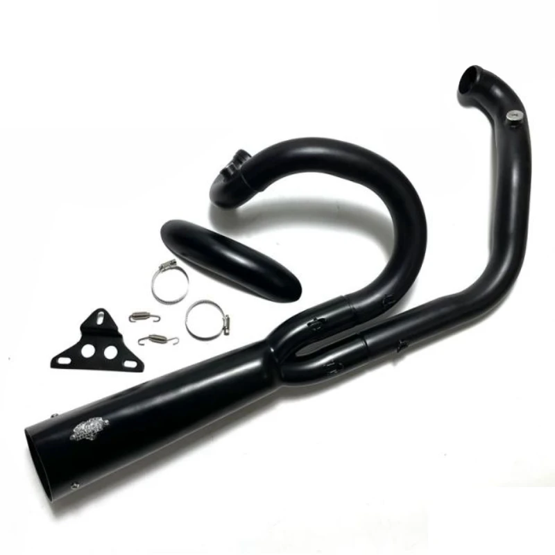 Sistema Di Scarico Moto Nero Per Harley Davidson Night Rod V-Rod Muscle