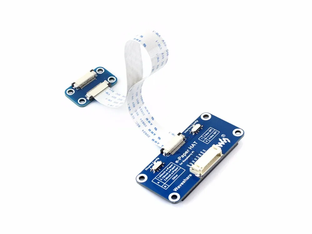 Cappello Driver Waveshare E-Paper Per Pannelli Grezzi Universali E-Paper Display In Carta E-Ink Compatibili Con Raspberry Pi 2B/3B/3B +/Zero