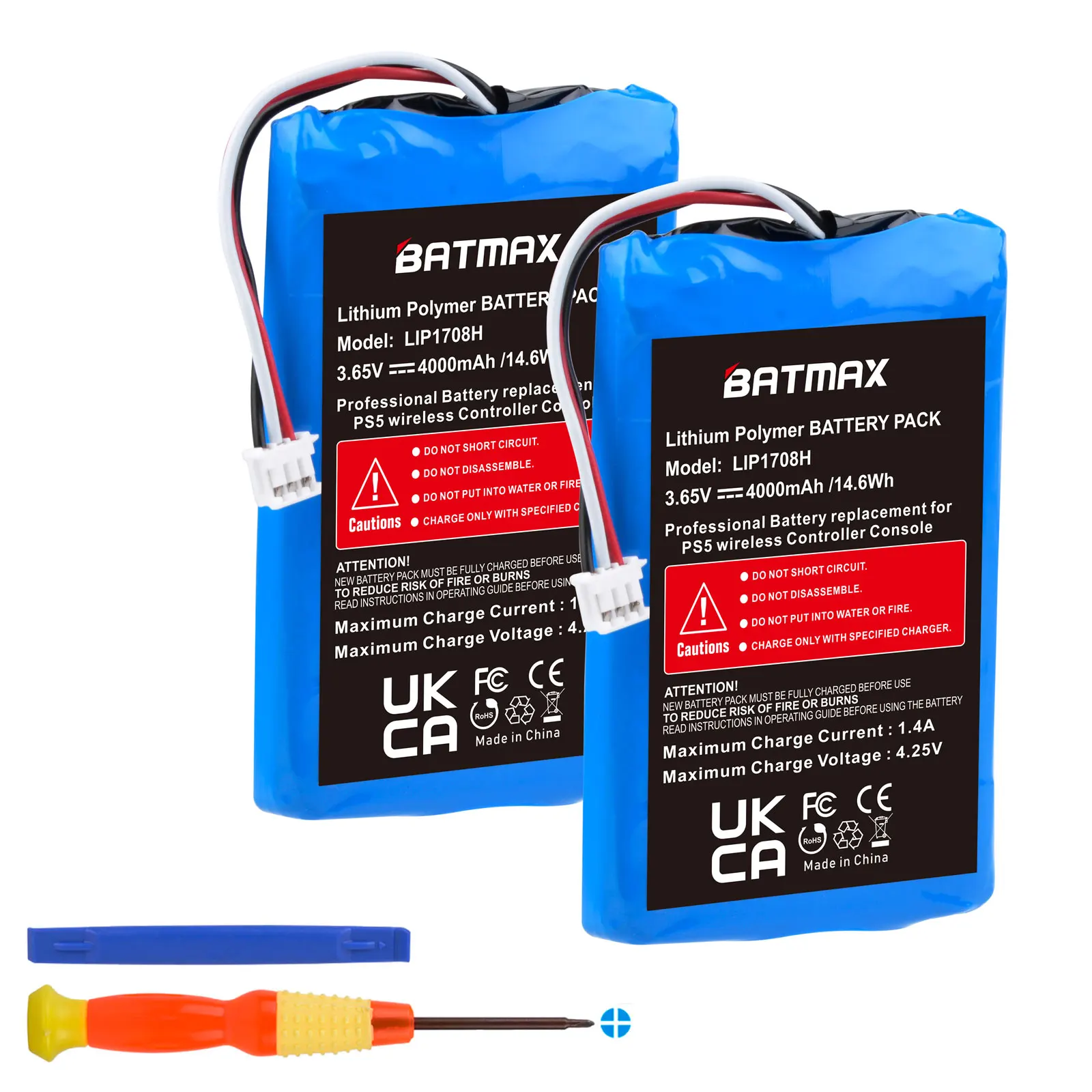 Batteria Di Ricambio Sony Lip1078 Ps5 4000Mah Per Controller Wireless Sony Cfi-Zct1W Ps5 Dualsense
