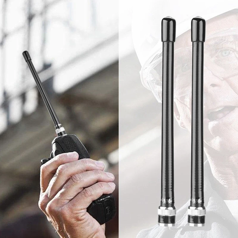 2 Pz Walkie Talkie Antenna Bnc Vhf136-174Mhz Antenna Per Icom Bidirezionale 2 Pz Walkie Talkie Antenna Bnc Vhf136-174Mhz Antenna Per Ico