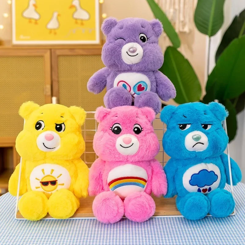 Miniso Care Bears Series Soft Plush Doll 27Cm Kawaii Cute Anime Periferiche Peluche Regalo Di Compleanno Per Bambini