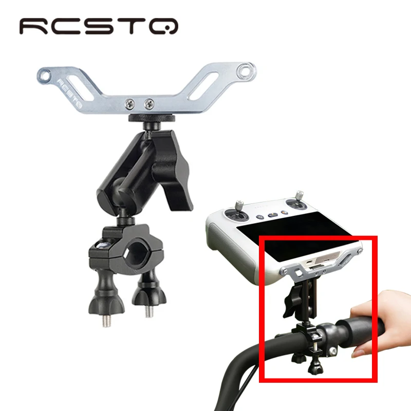 Rcstq Rc Supporto Per Bicicletta Clip Per Dji Mini 3 Pro Drone Con Telecomando Per Schermo Per Dji Air 3 Rc Bike Staffa Ciclo Rack Fisso