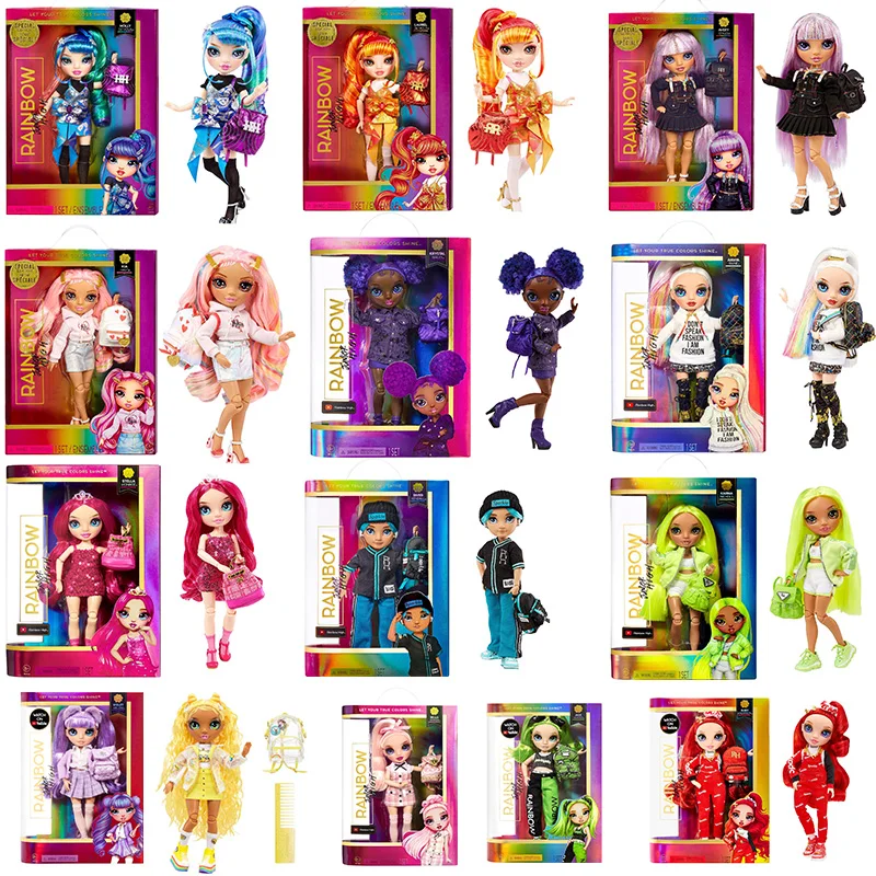 Original Rainbow High Jr. High Jade Hunter High Sunny Madison Fashion Doll Toys For Girls Kawaii Surprise Doll Regalo Di Compleanno Toy