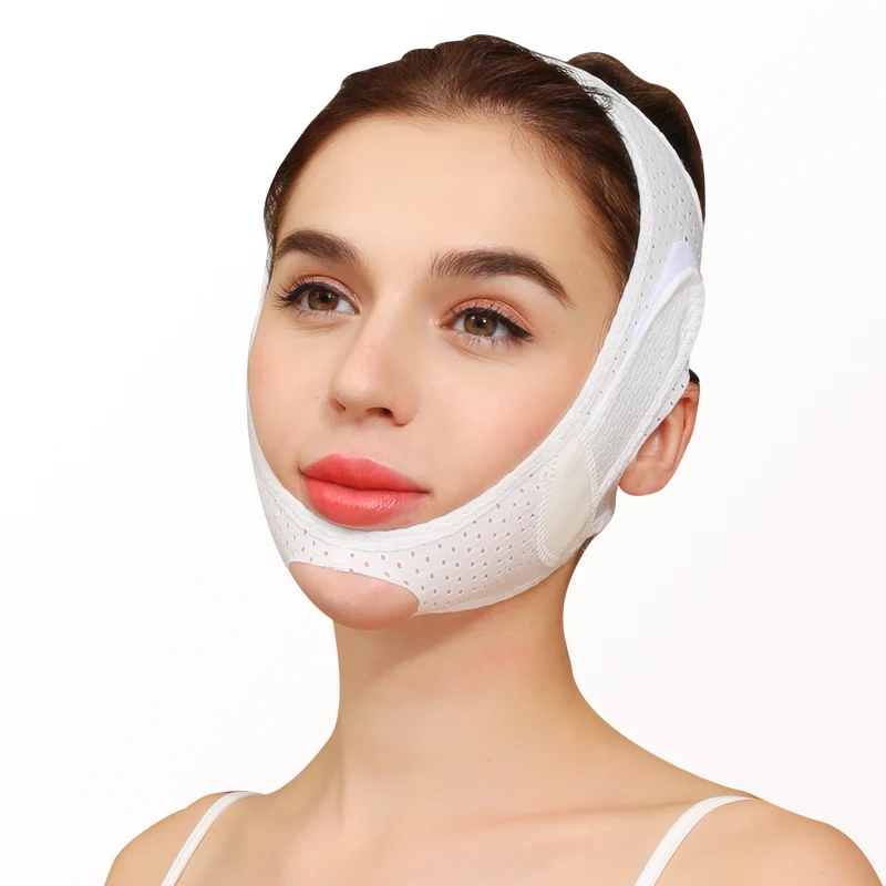 Maschera Riutilizzabile V Line Cinturino Dimagrante Facciale Riduttore Doppio Mento Maschera Per Il Mento Cintura Per Il Sollevamento Del Viso Mascher