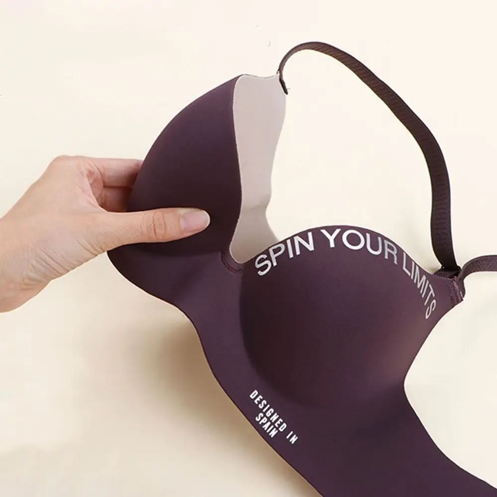 Intimo No Steel Ring Beauty Back Reggiseni Sportivi Tube Top Deep V-Shape Full Cup Bra Letter Pattern Reggiseni Donna Push Up Bralette