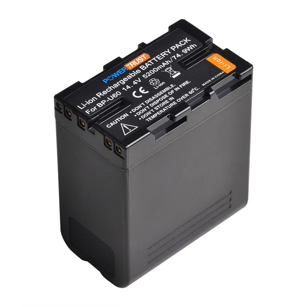 Li-Ion Batteria Per Sony Bp-U60 E Sony Pmw-100 150 160 200 300, Pmw-Ex1 Ex1R Ex3, Pmw-Ex160 Ex260 Ex280, Pmw-F3, Pxw-Fs5 Fs7