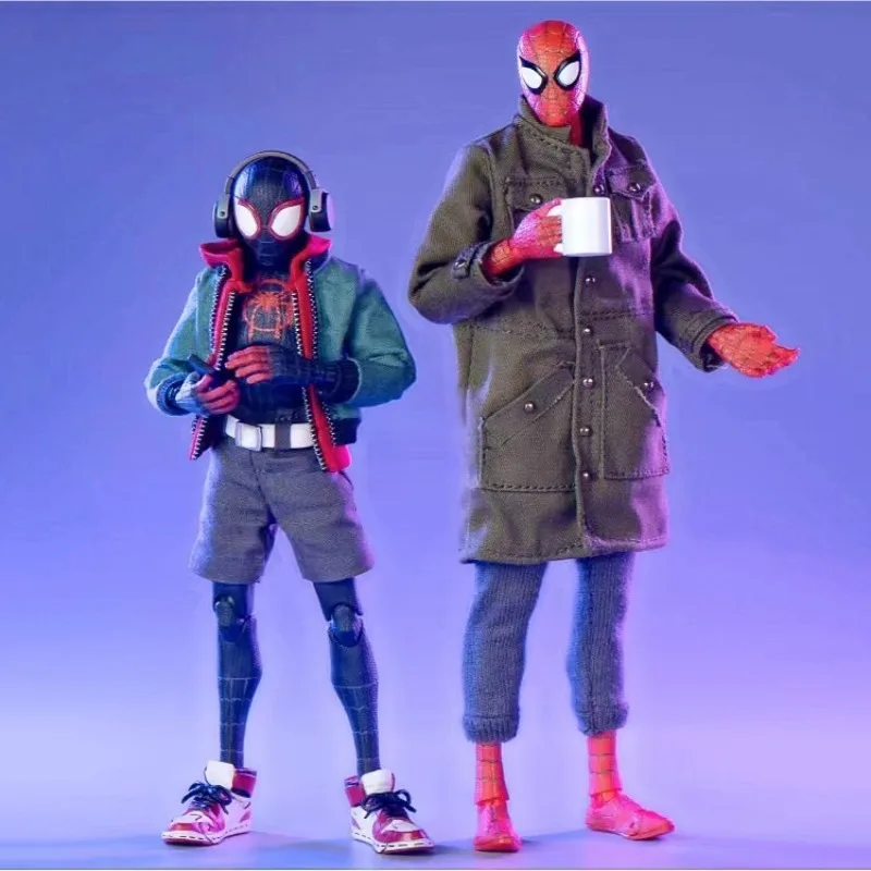 Marvel Spider-Man Miles Morales Peter Parker Deluxe Edition Joint Mobile Modello Fatto A Mano Ornamenti Giocattolo Per Bambini Regali Colorbox