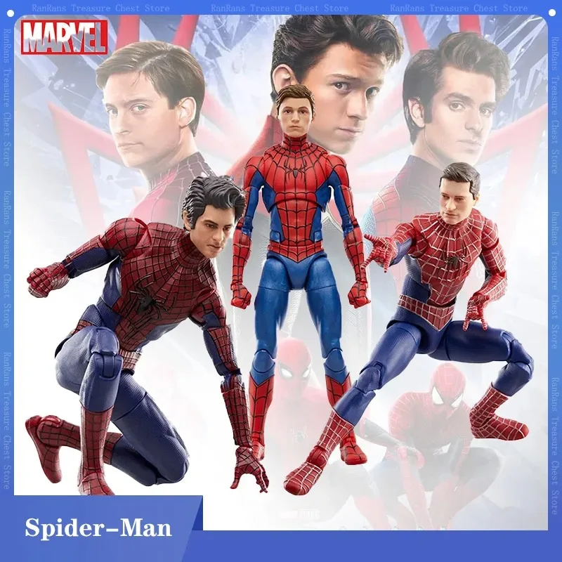 Marvel Legends Spider-Man Tobey/Garfield/Holland Action Figures Film Spider-Man : No Way Home Action Figure Toy Model Toy Gift