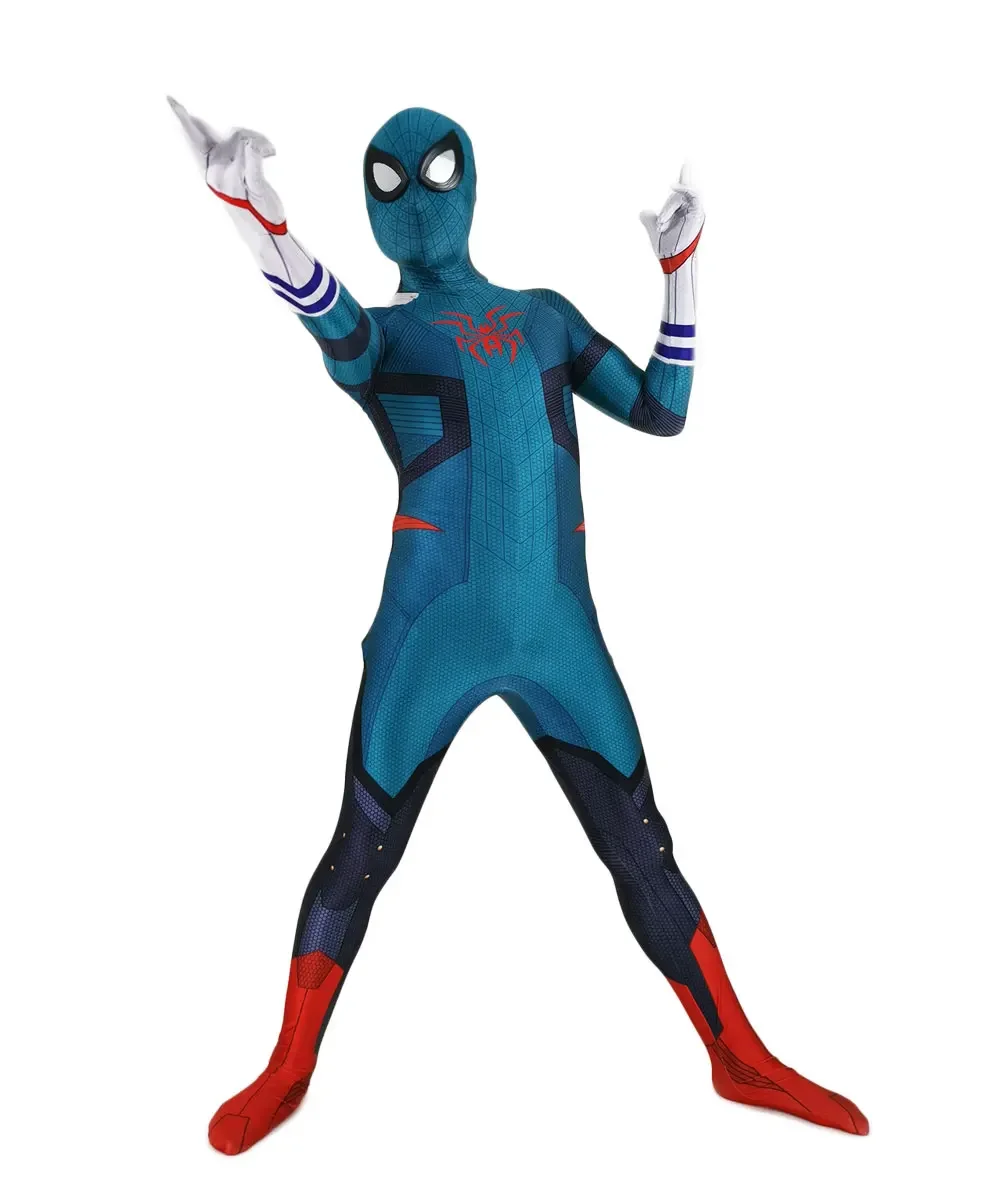 Hot Toys Spider-Deku Halloween Party Spiderman Costumi Cosplay Skin Superhero Tute Suit Tute Cosplay