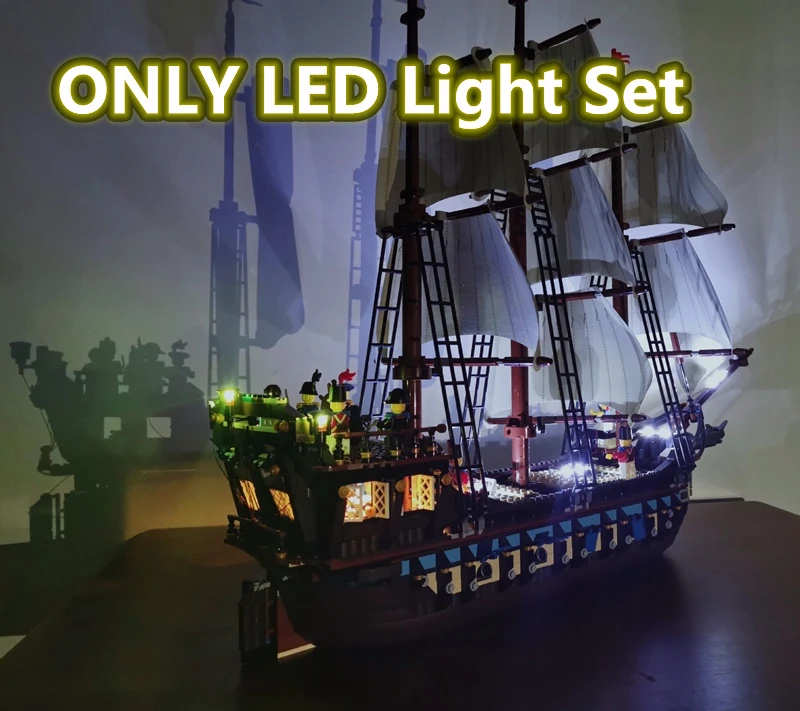 In Stock Set Di Luci A Led Per Compatibile Con Lego 10210 22001 Imperial Flagship Building Blocks Mattoni Accessori Giocattoli Regali