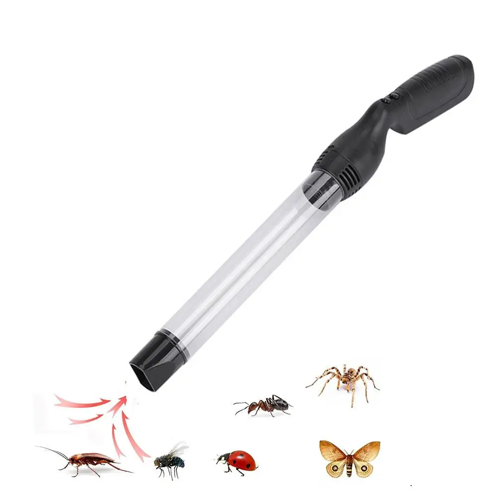 Led Insetto Trappola Di Aspirazione Catcher Fly Bugs Insetto Killer Lampada A Vuoto Repellente Parassita Ventosa Insetticida Littel Safety Spider O4D1