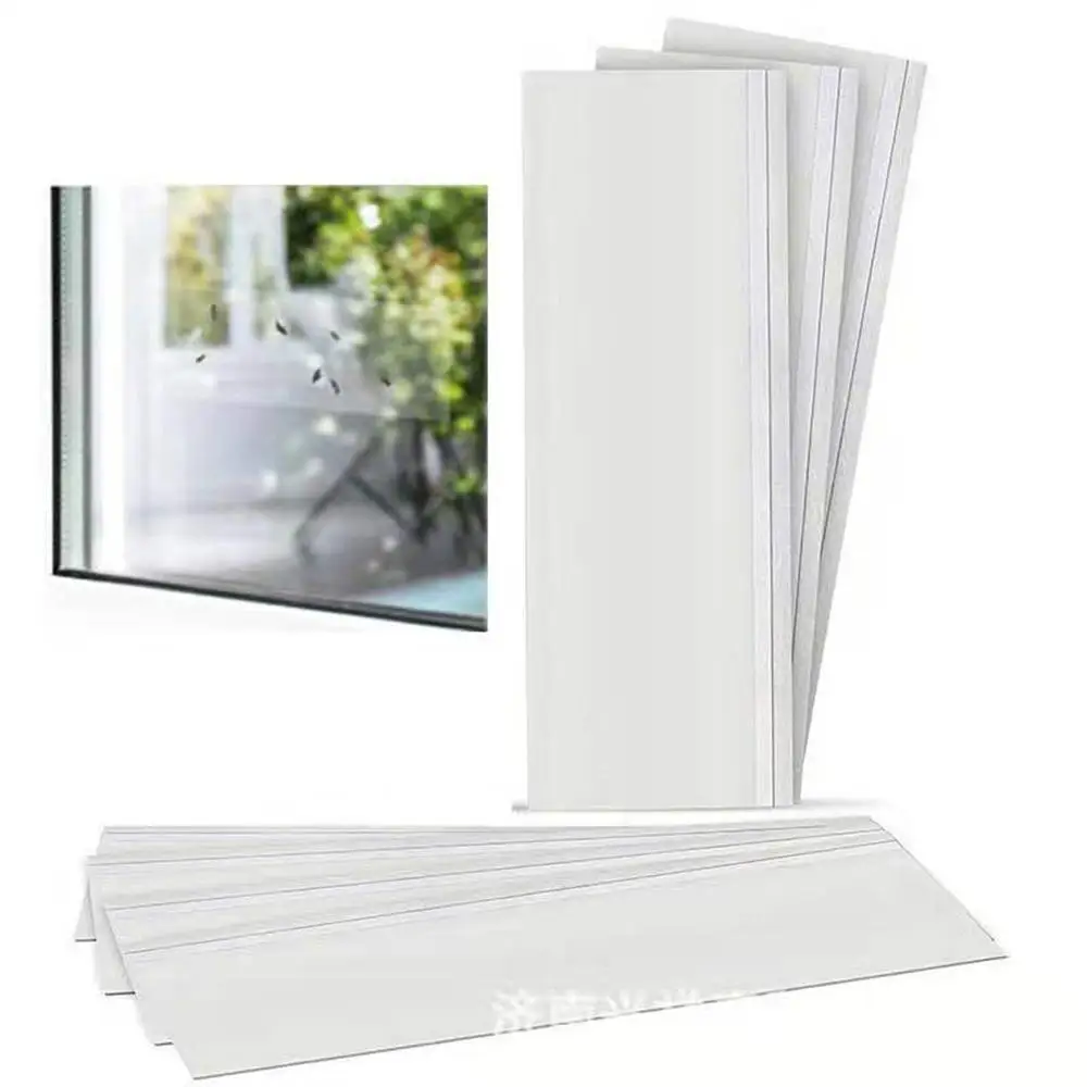20Pcs Strong Fly Glue Board Trap Bug Sticker Finestra Domestica Insetti Catcher Window Fly Glue Sticker Controllo Dei Parassiti