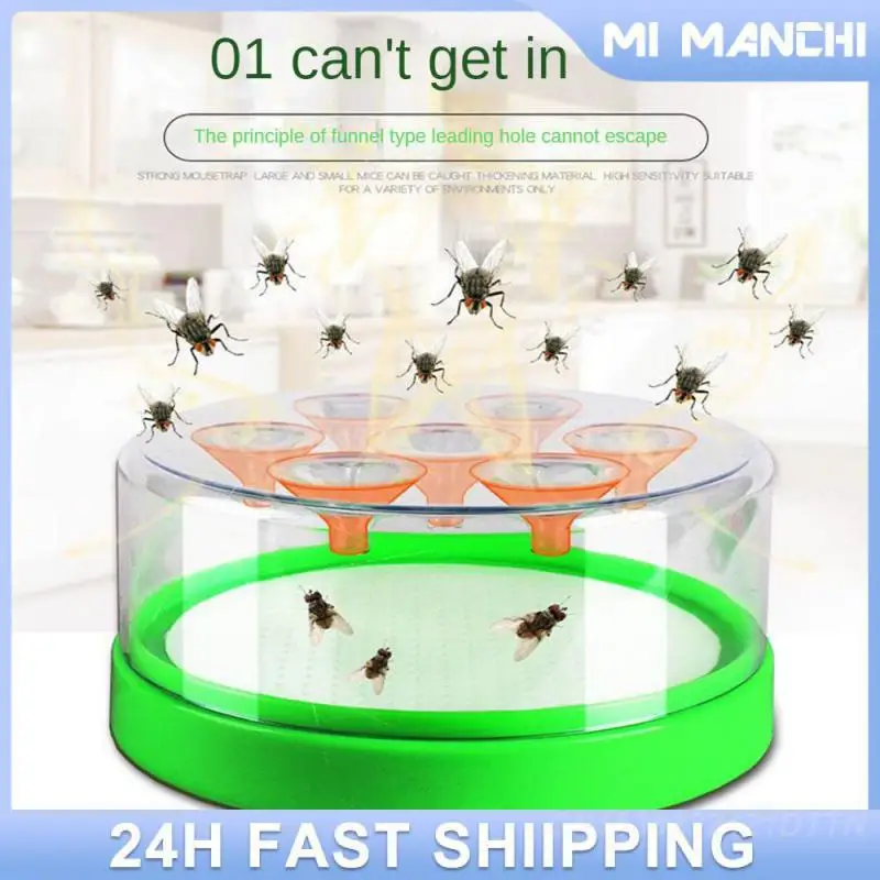 Fly Durable Single Flycatcher Fly Trap Device Dewormer Contenente Esca Automatic Pest Reject Fly Trap Repellent