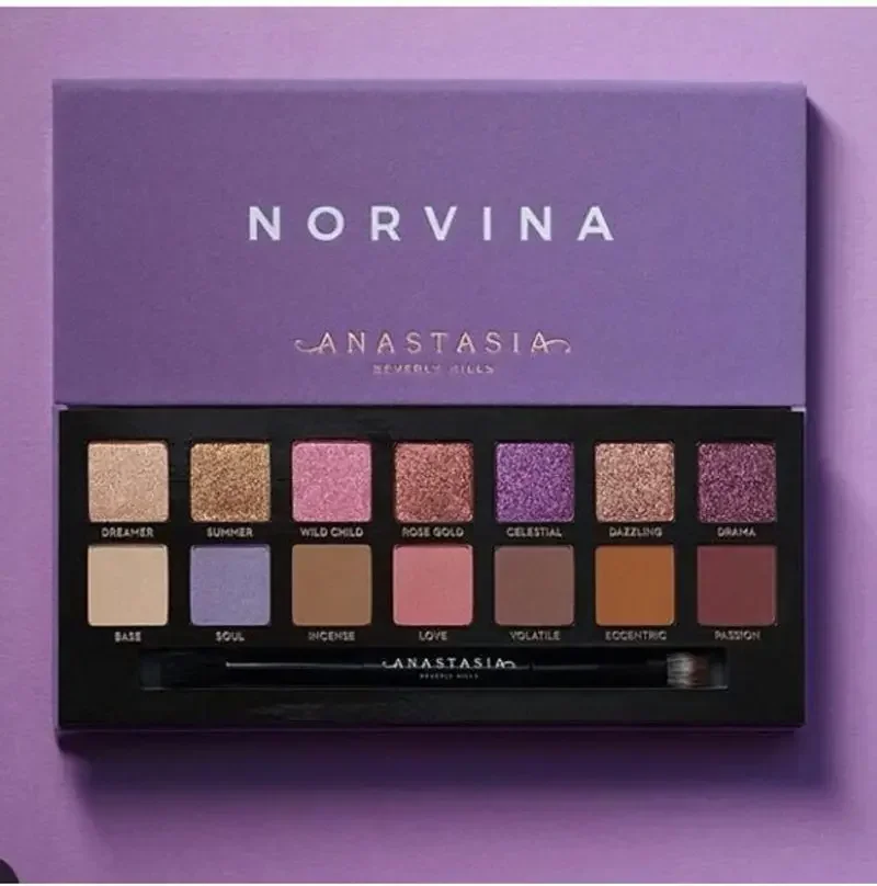 Anastasia Makeup Make Up Norvina Eye Shadow Palette Beverlie Hills Makeup Powder Contour Highlighter Face Powder Blusher