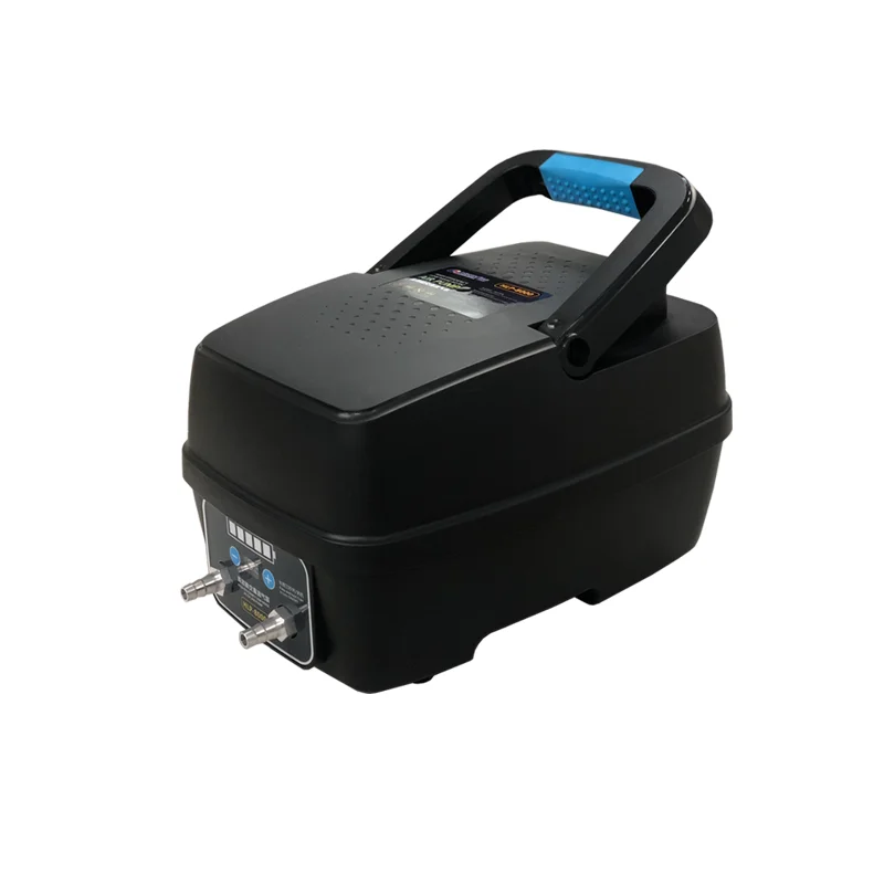 Bomba De Aire De Carga Hlp8000 Ac/Dc, Tanque De Peces, Mariscos, Estanque De Peces,Eno, Aireador De Venta De Pees Al Air