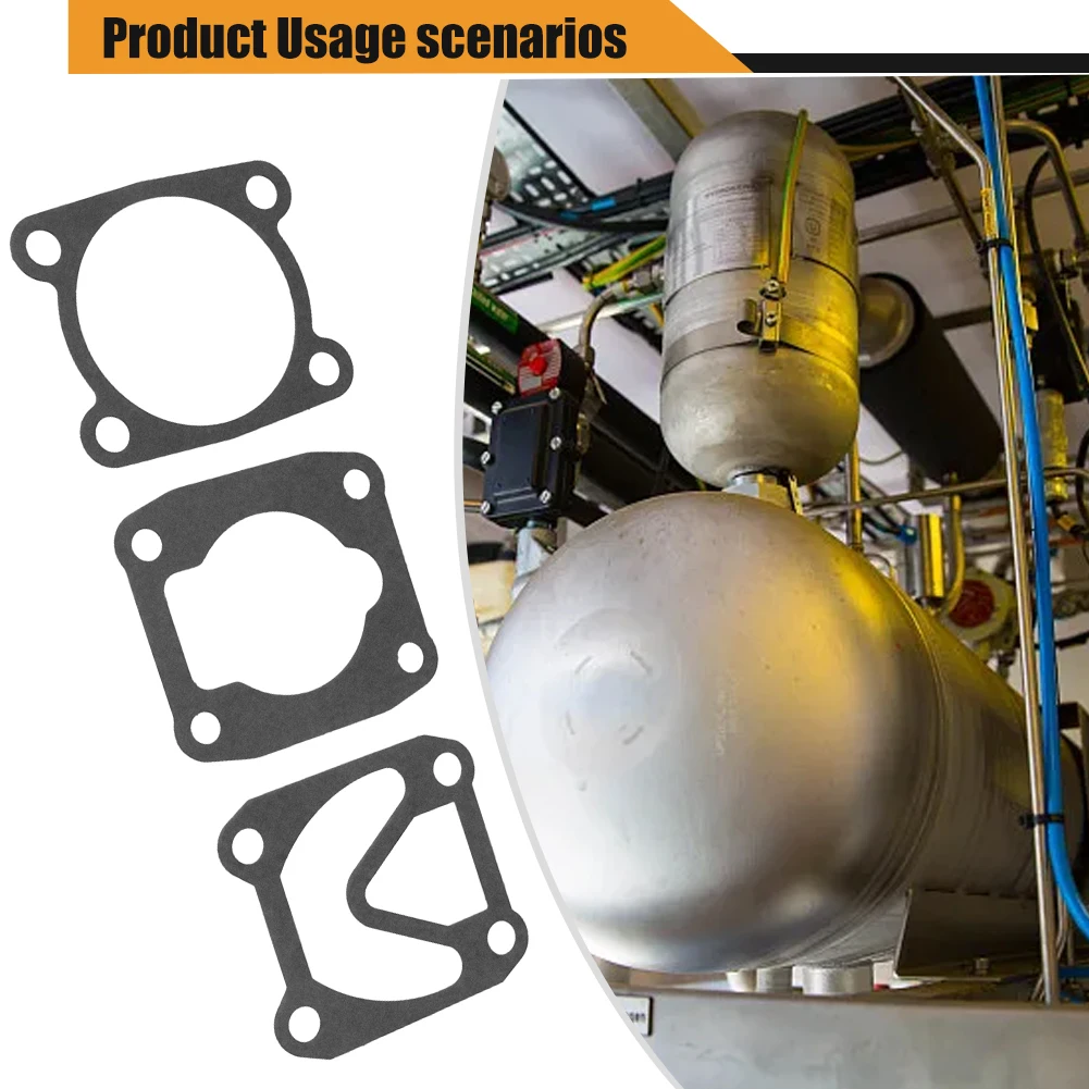 3 Pz Compressore D'Aria Piastra Valvola Guarnizione Rondella Kit Testata Base Guarnizione Rondella Compressore D'Aria Parte Utensile Aria