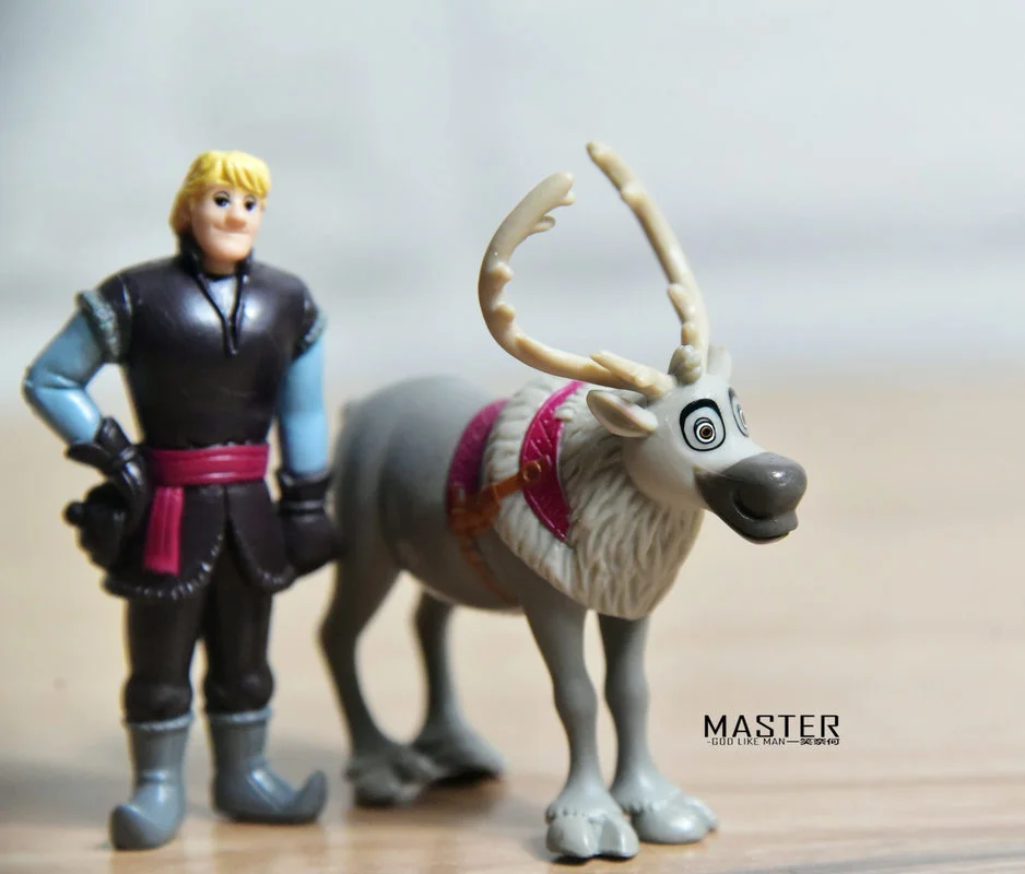 Anime Disney Frozen For Boy Girls Toy Kristoff Sven Action Figures Regalo Di Natale Modello Ornamenti Bambola Per Bambini