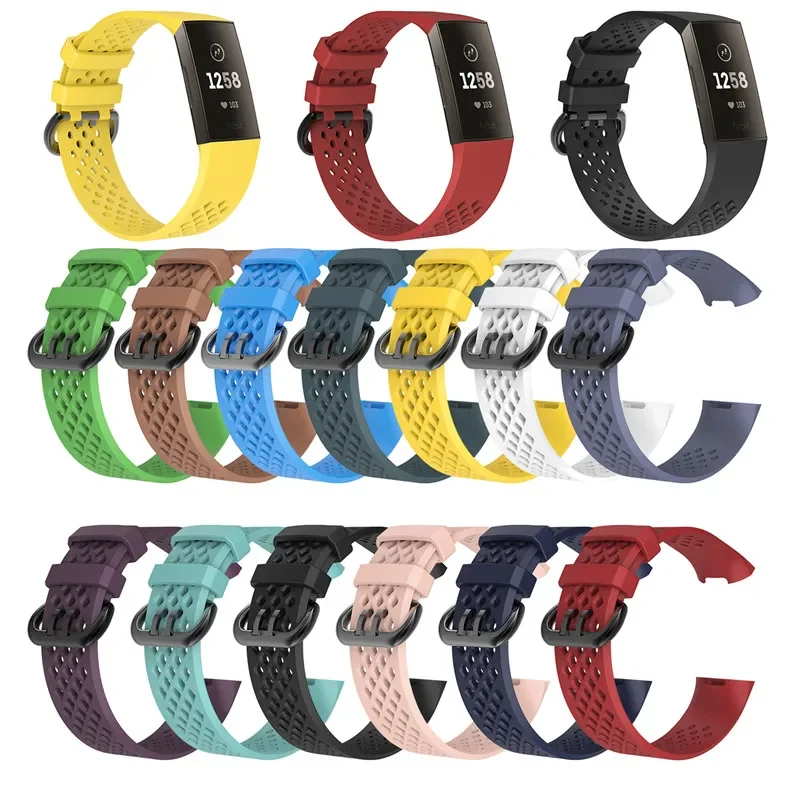 Cinturino Per Orologio Traspirante Per Fitbit Charge 3/4 Band Per Fitbit Charge 3 Se Cinturino In Silicone Per Fitbit Charge 4 Sostituzione