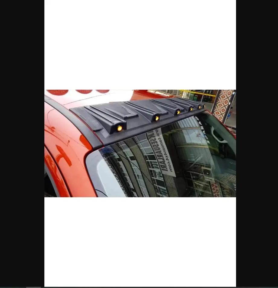 Per Vw Volkswagen Amarok Moonvisor Orange Led Light Roof Cover-Modifica Minigonne Laterali Roof Bar Rack Paraurti Pneumatici Batteria Elegante