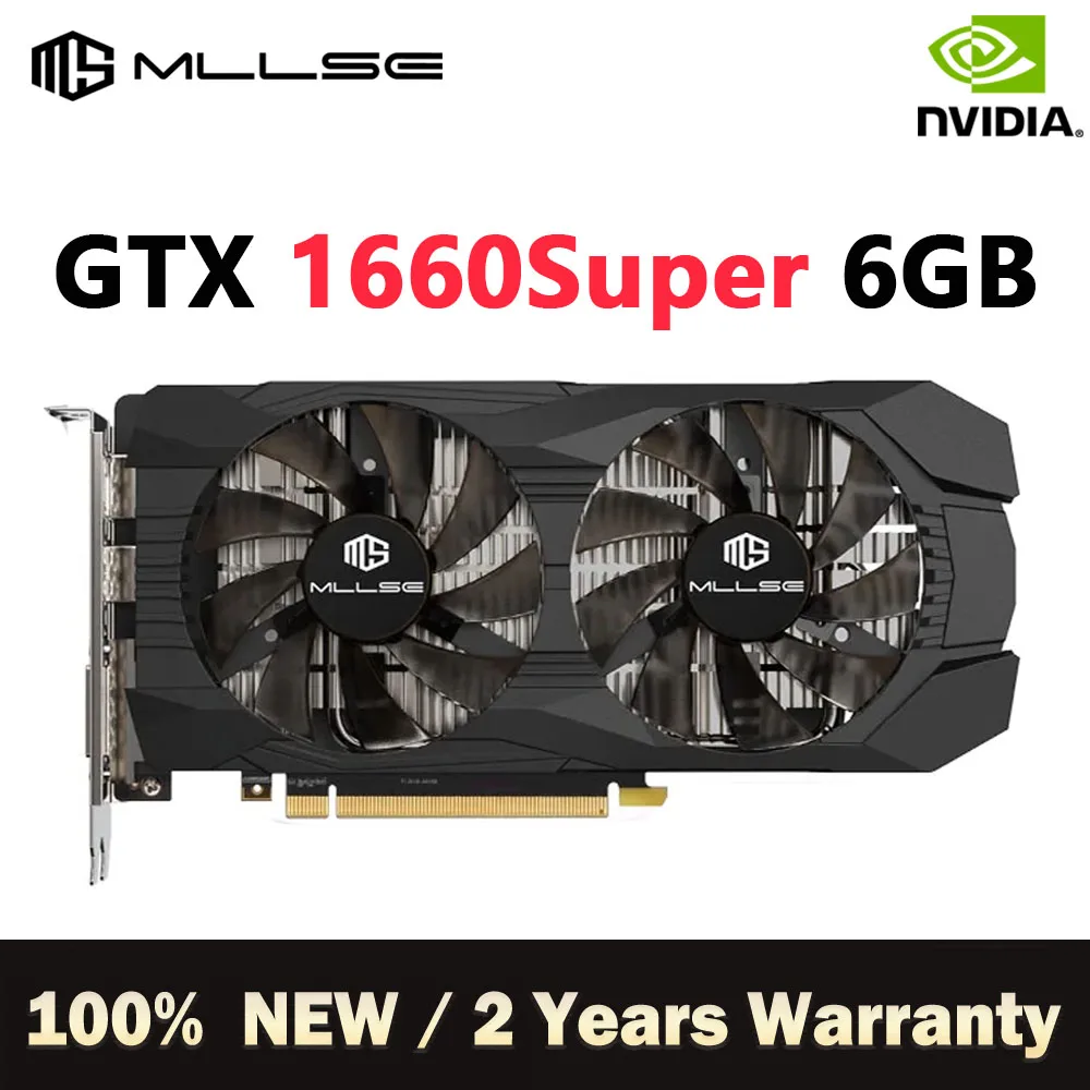 Scheda Grafica Llse Gtx 1660 Super Placa De Videogioco Gpu Gddr6 192Bit Dp * 1 Hdmi * 1 Dvi-D * 1 Scheda Video Pci-E Gtx 1660 Super 6Gb