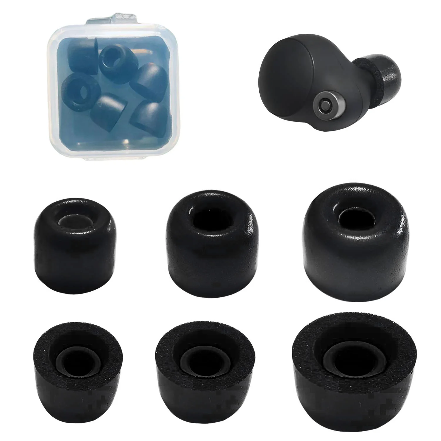 Auricolari In Memory Foam Per Sony Wf-1000Xm5 Wf-1000Xm4 Wf-1000Xm3 Auricolari Cuscino Auricolari Morbidi Tappi Per Le Orecchie In-Ear