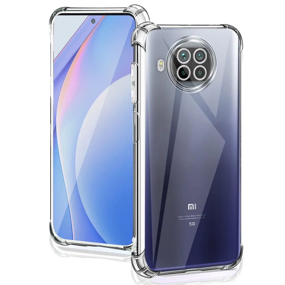 Per Xiaomi Mi 10T Lite 5G Custodia Morbida In Silicone Custodia Antiurto Per Xiaomi Mi 10T 5G Custodia Trasparente Per Mi 10T Pro Lite 5G Funda Coque