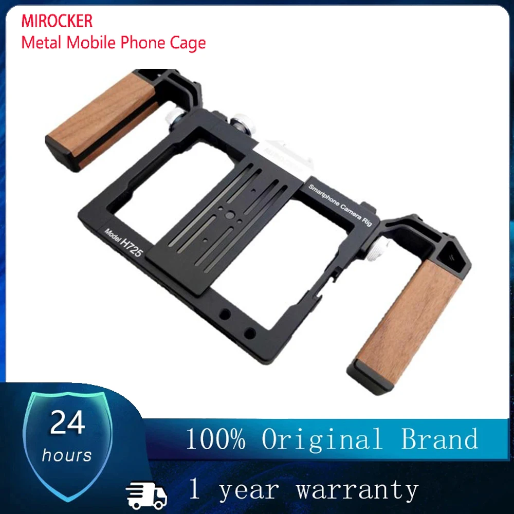 Mirocker Smartphone Gabbia In Metallo Per Iphone 15 14 13 Pro Max Huawei Xiaomi Maniglia Per Smartphone Grip Phone Vlog Video