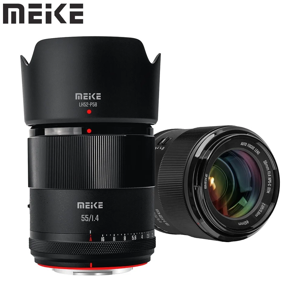 Meike 55Mm F1.4 Stm Obiettivo Verticale Con Messa A Fuoco Automatica Aps-C Per Nikon Z-Mount/Per Fujifilm X-Mount X-T3 X-T20 X-T30 X-T100 X-A1