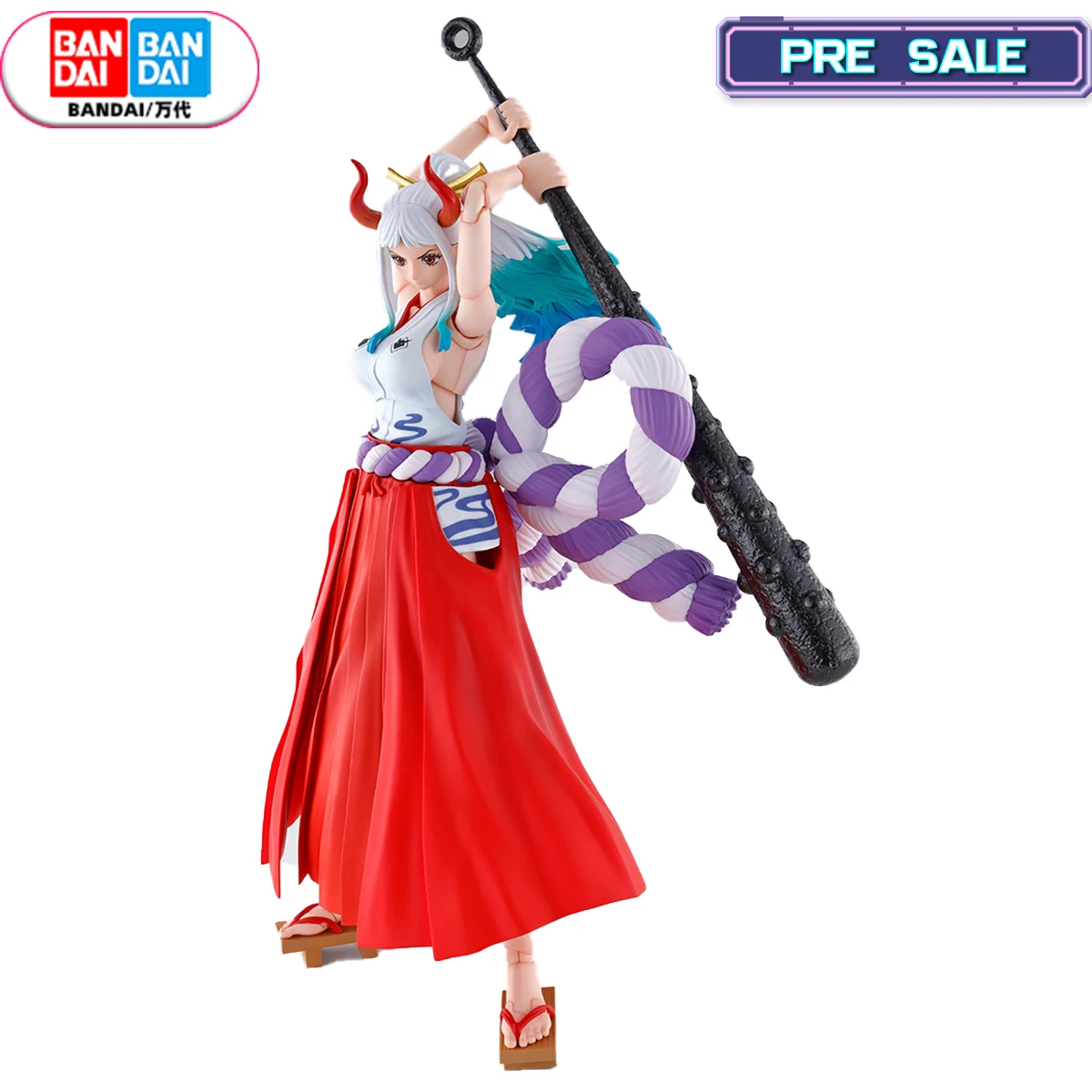 Bandai Original One Piece Shf Yamato Great Route Wano Country Anime Figures Action Model Toys