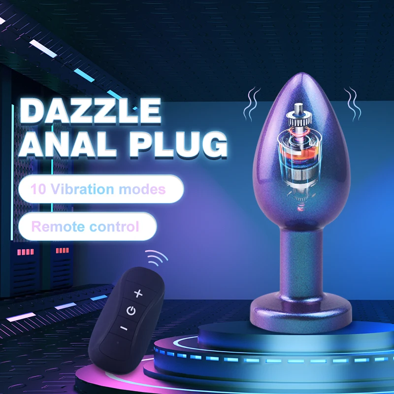 Telecomando Senza Fili Vibratore Butt Plug Vibratore Massaggiatore Della Prostata Maschile Enorme Espansione Vibratore Anale Giocattolo Della Macchina