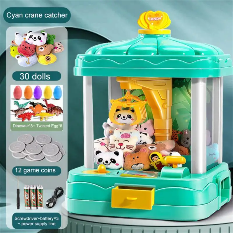Kid Claw Machine Gashapon Peluche Dolls Mini Drawing Clip Machine Fairground Coin Arcade Game Crane Bambini 3 Anni