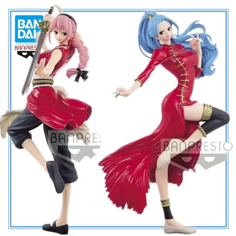 Originale Genuino Banpresto One Piece Treasure Cruise 4 20Cm Nefertari Vivi Figurine Car Decoration Collection Model Toy