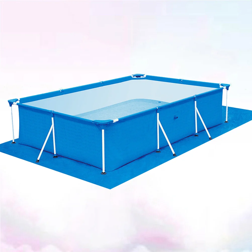 Telo Rettangolare Per Piscina Tappetino Per Piscina Telo In Tela Cerata Per Piscine Fuori Terra Pavimento Per Piscina 274X274Cm Piscine Rimovibili