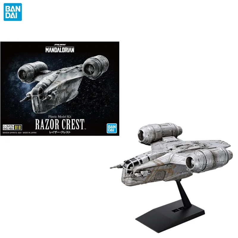 Bandai Star Wars Movie Mandalorian Vehicle Model 018 Razor Crest Ordinario Action Figure Assembly Model Toy Gifts For Children