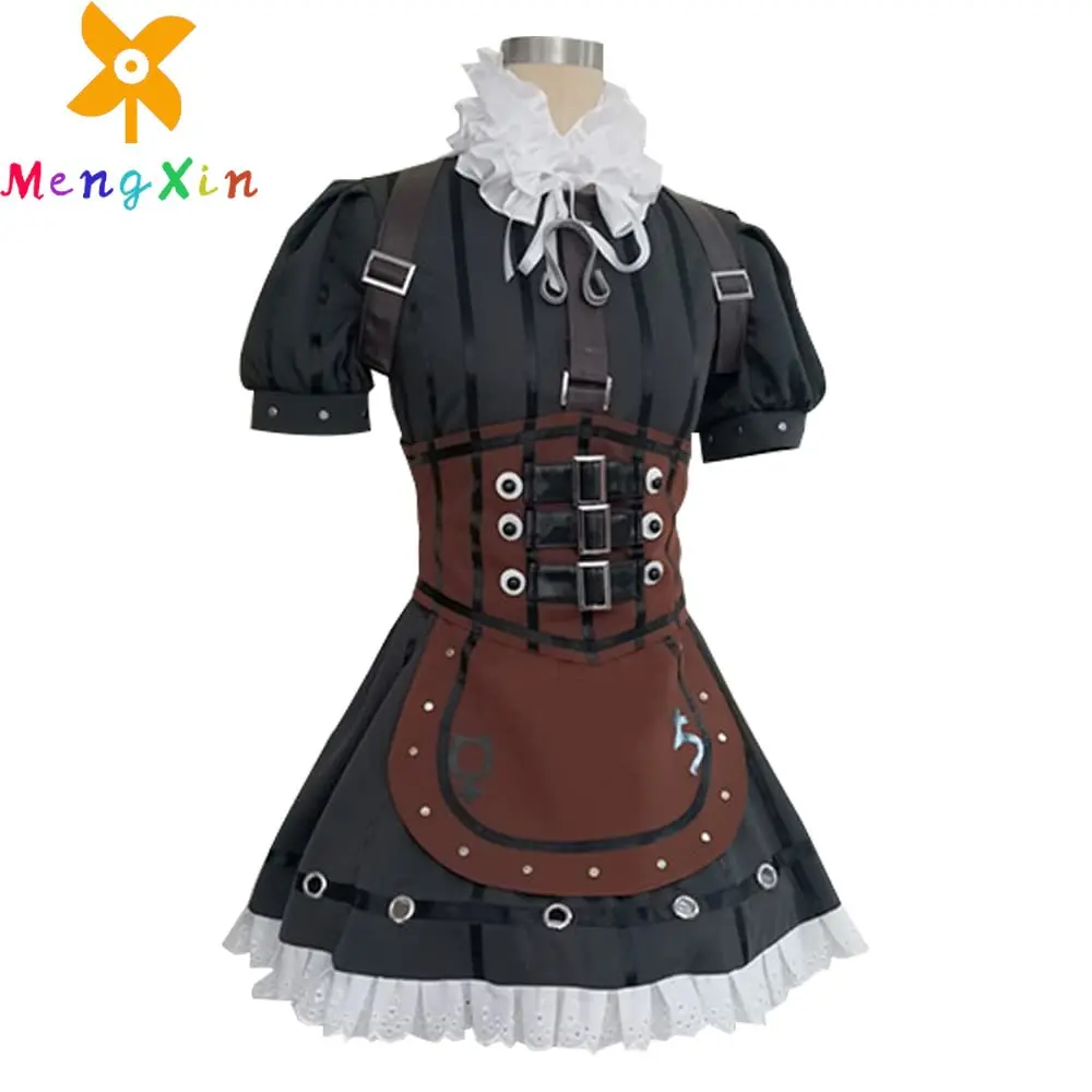 Mengxin Game Alice Madness Returns Costume Cosplay Alice Steam Dress Outfit Halloween Party Clothes Suit