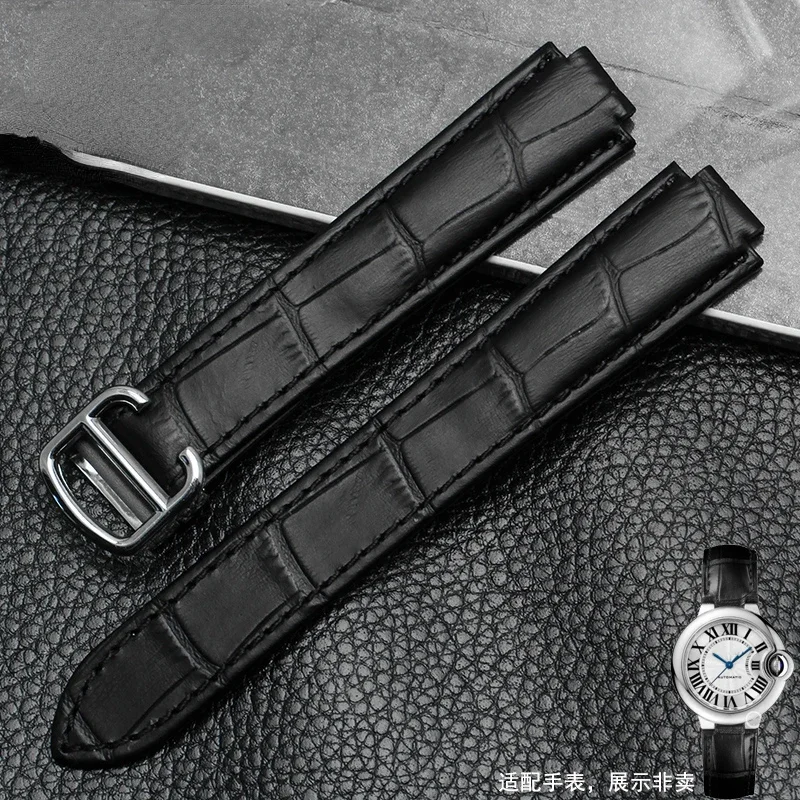 Cinturino Per Orologio In Vera Pelle Per Cartier Blue Balloon Series Accessori Per Cinturini Per Orologi Morbidi E Confortevoli Da Donna Vintage Da Uo
