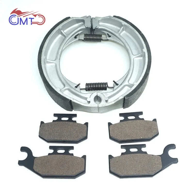 Per Suzuki Lta400F King Quad 08-15 4Dw King Quad Auto 2013 Lta400Fz King Quad Asi 11-17 Atv Pastiglie Freno Anteriori Posteriori Kit Ganasce