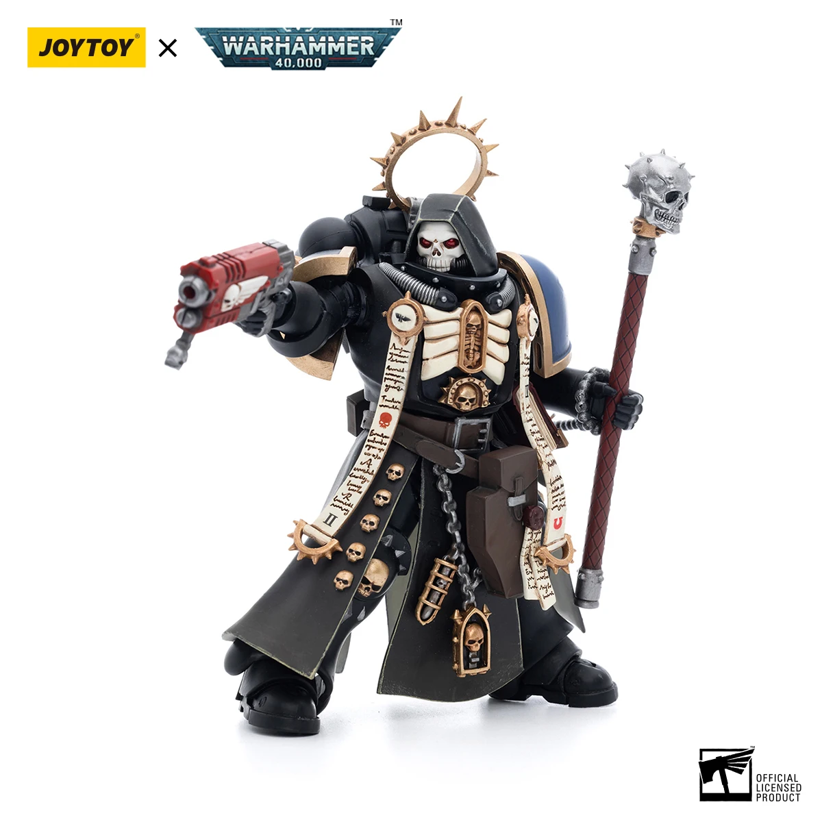 Joytoy 1/18 Action Figure Anime Warhammer 40K Ultramarines Primaris Chaplain Brother Varus Collection Model Toy Gifts
