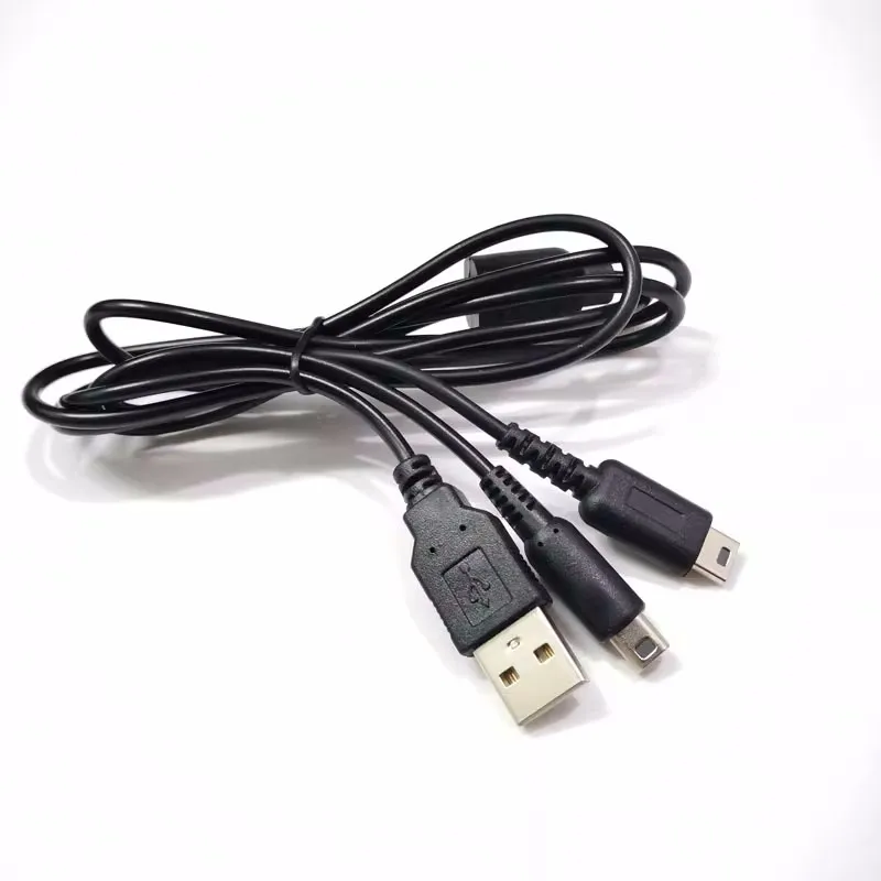 Cavo Di Ricarica Usb 2 In 1 Cavo Di Ricarica Per Nintendo Dsi Ds Lite Dsl Ndsl 3Ds 2Ds Xl/Ll Nuovo 3Dsxl/3Dsll Game Power Line
