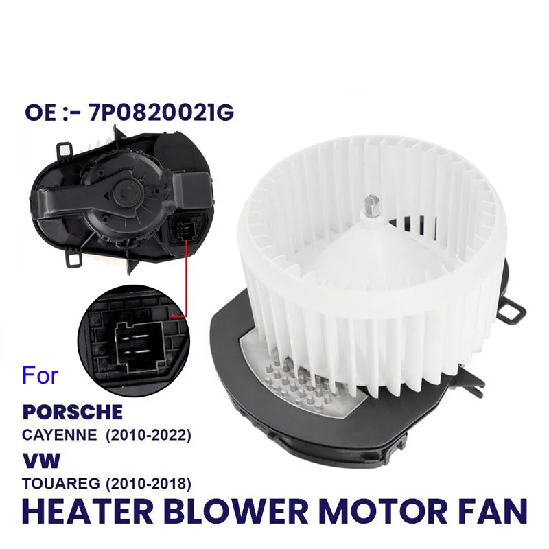 Ventola Del Motore Del Ventilatore Del Riscaldatore Per Porsche Cayenne 92A Vw Touareg 10-22 Muslimate Rhd