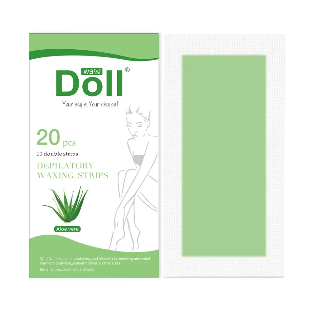 20 Pz Cera Per La Depilazione Ceretta Salvietta Adesivo Per Viso Gamba Labbro Sopracciglio Gamba Braccio Cera Per Il Corpo Per Depilare Due Lati Mini 