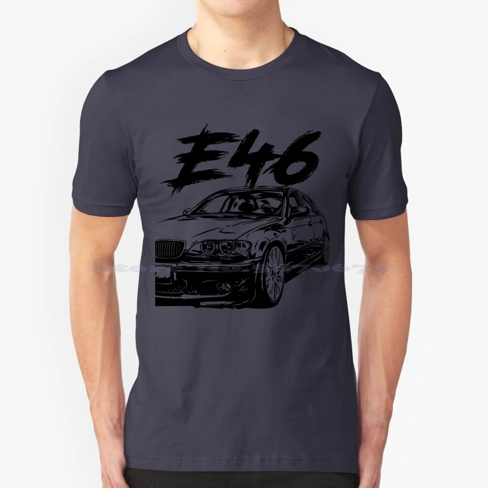 E46 "Dirtystyle" T Shirt 100% Cotone Tee E46 Appassionato E46 Lover E46 Tuning Motore Bavarese Funziona Bimmer E46 Bimmer