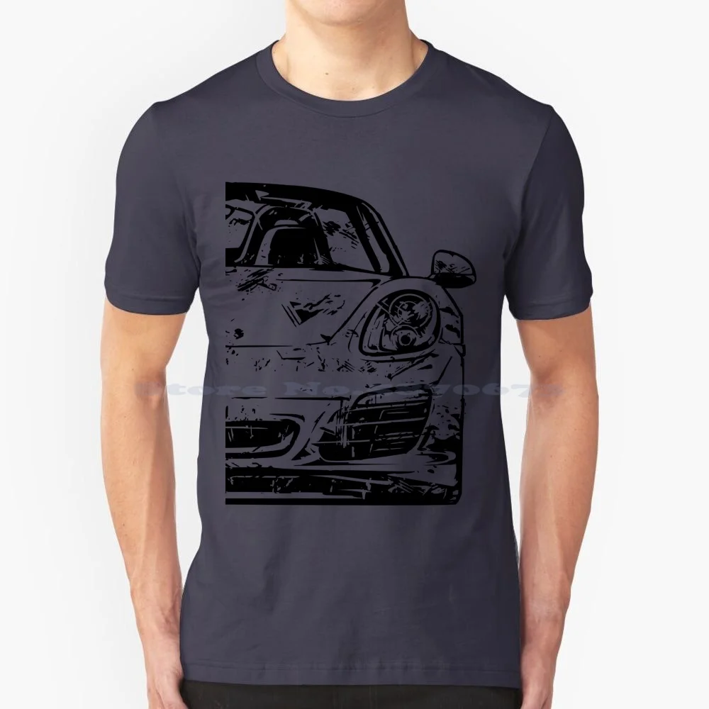 981 Boxster Ols T Shirt 100% Cotone Tee 981 Appassionato 981 Lover 981 Tuning Appassionato Amante Tuning Retro Vintage 981 Touring