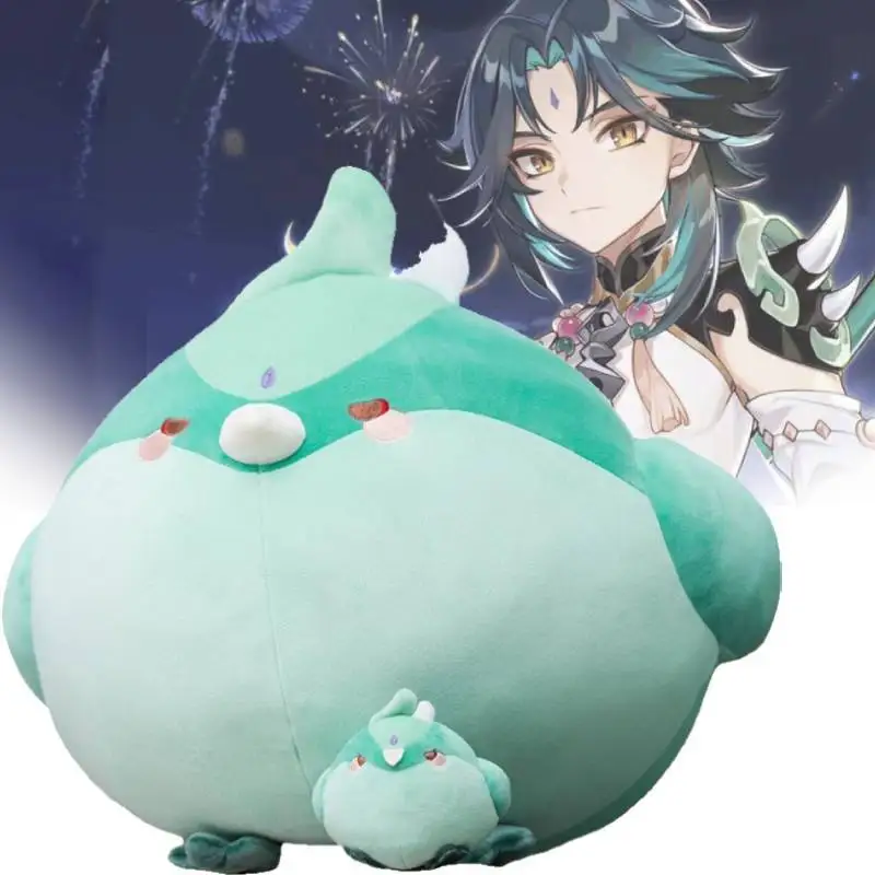 50Cm Genshin Impact Alatus Xiao Peluche Cute Teyvat Zoo Xiao Bird Plushie Throw Pillow Home Decor Cosplay Porps Regali Per Bambini
