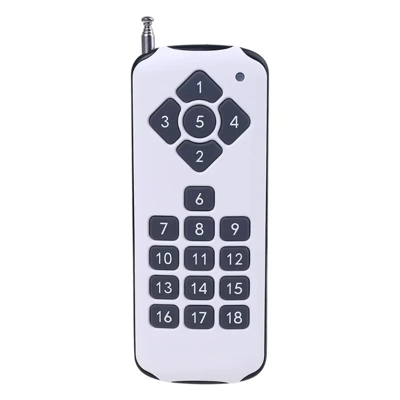 18Ch Channel Rf Ask Telecomando 433Mhz 18 Tasti Trasmettitore Wireless Ad Alta Potenza Per Allarme Interruttore 2/4/6/8/18 Tasti