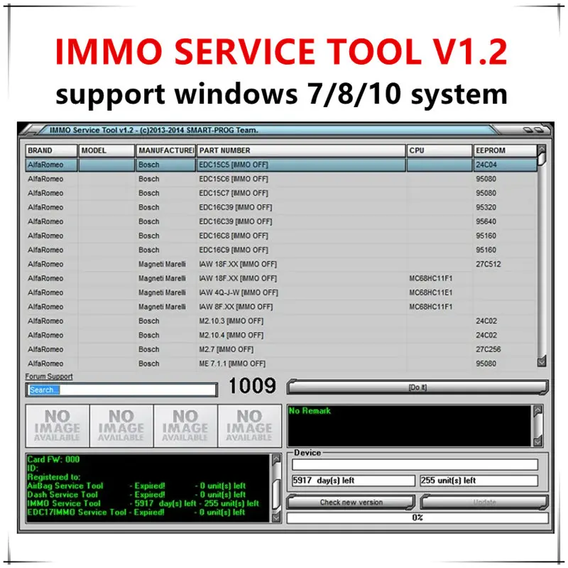 2024 Hot Immo Service Tool V1.2 Pin Code E Immo Off Edc 17 Works Pin Code E Immo Off Funziona Senza Registrazione