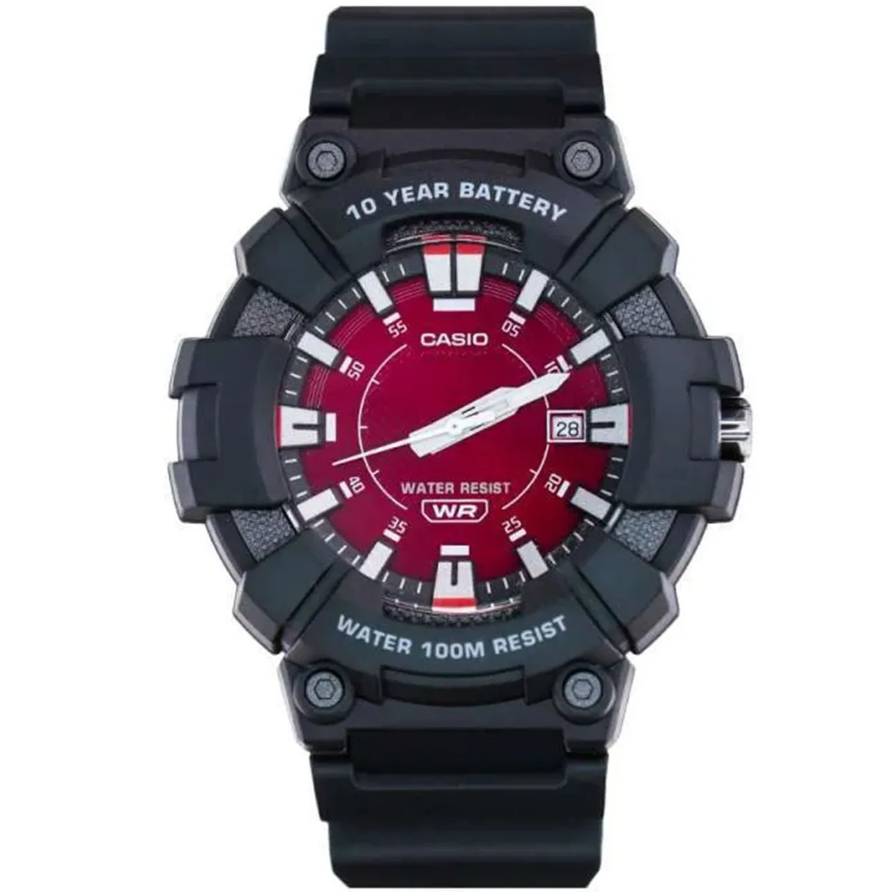 Orologio Sportivo Uomo Casio Mw-610H-4A 10 Anni Batteria 100M Wr